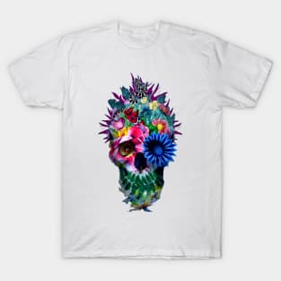 Floral Skull T-Shirt